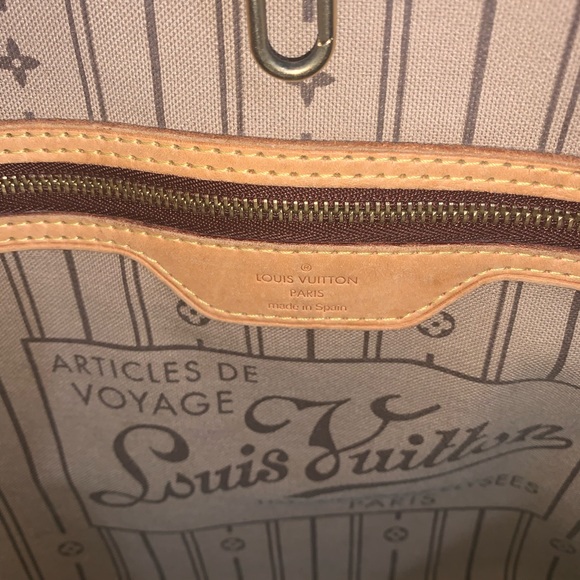 Authentic Louis Vuitton Neverfull MM Classic LV Monogram Bag - Picture 4 of 11